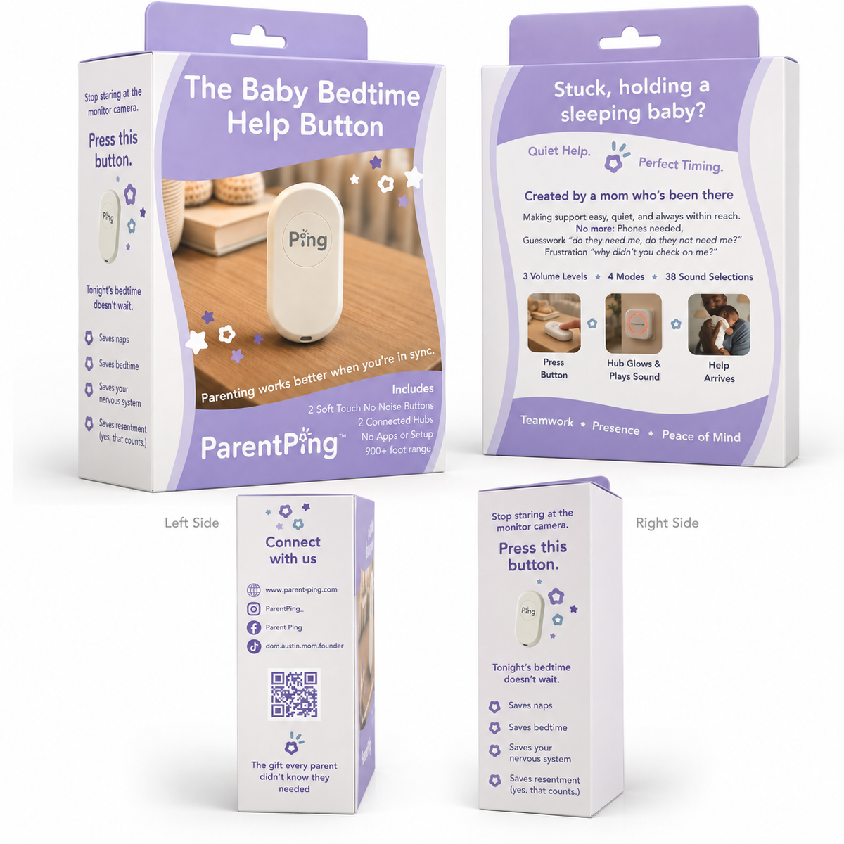 ParentPing The Baby Bedtime Help Button
